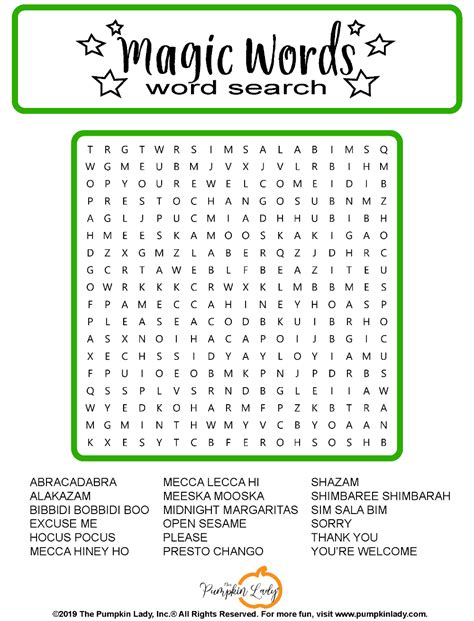 Experience the magic with word search puzzles that twist and turn